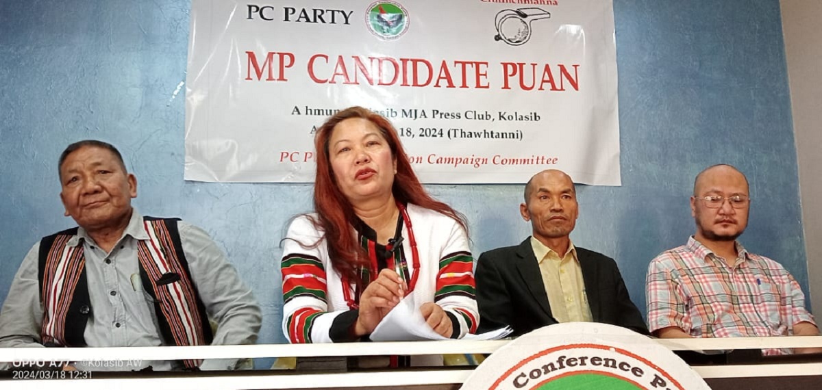 PC Party MP Candidate tur Pi Rita Malsawmi