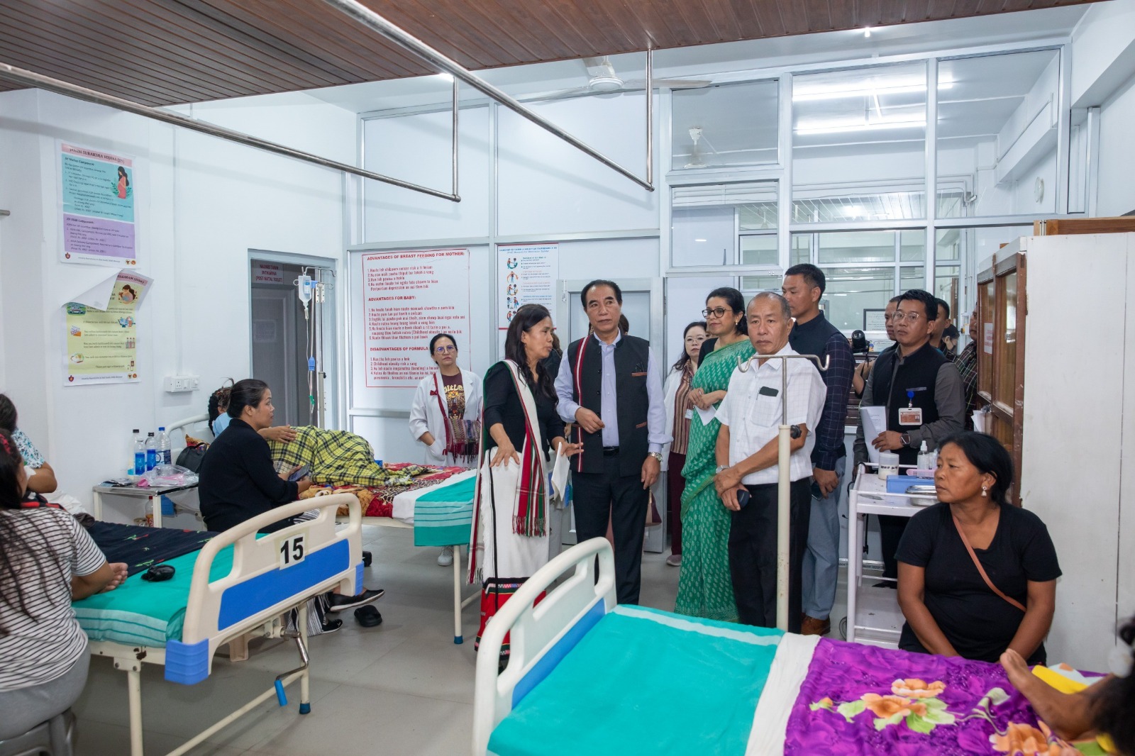 CHIEF MINISTER-IN AIZAWL CIVIL HOSPITAL NAU NEIHNA HMUN THAWM THAT THAR A HAWNG