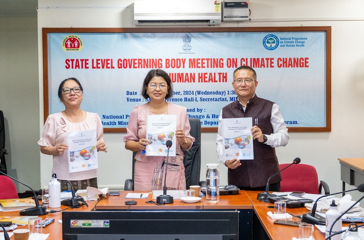 State level governing body meeting on climate change and human health’ thu khawm