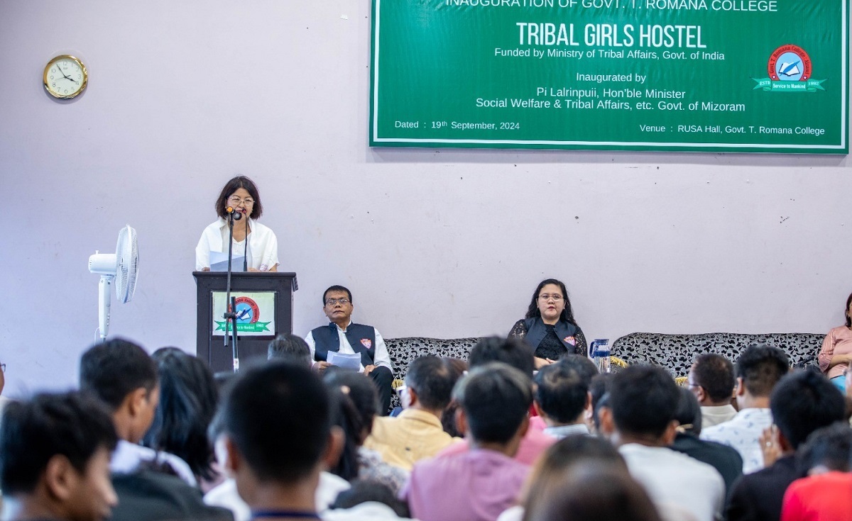 Pi lalrinpuii’n ministry of tribal affairs suma sak tribal girls’ hostel a hawng