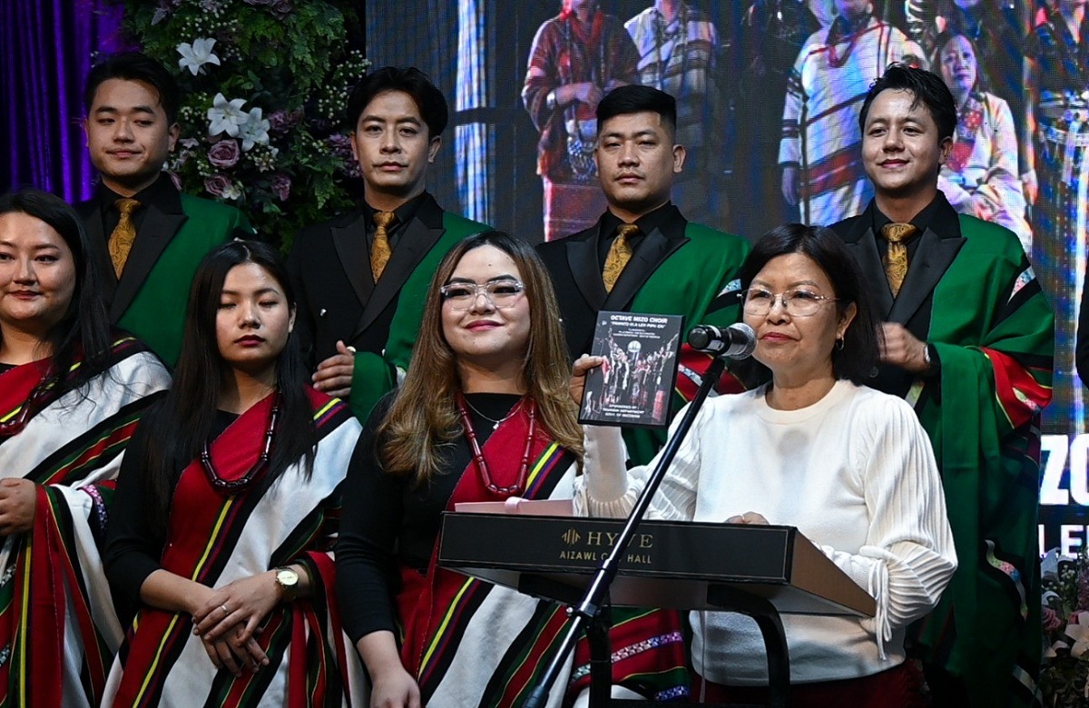 Social welfare minister-in octave mizo choir pawnto hla & pipu zai music video a tlangzarh