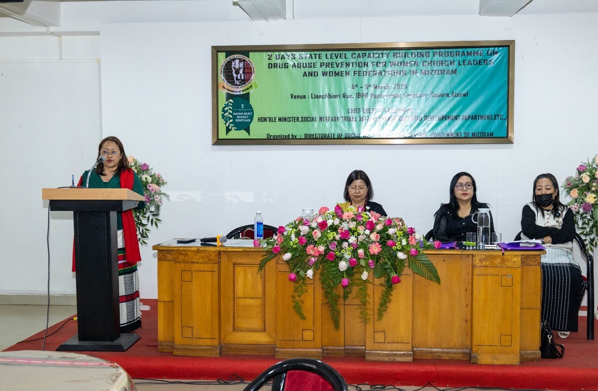 Social welfare minister-in capacity building programme on drugs abuse prevention a hawng