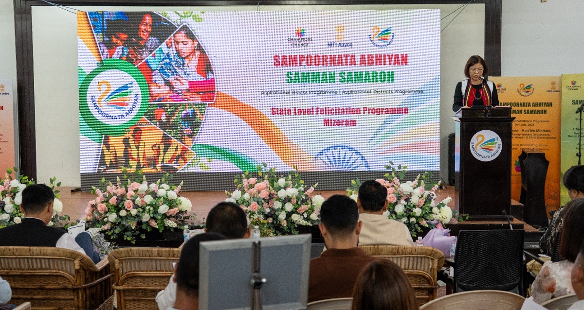 MINISTER PI LALRINPUII’N SAMPOORNATA ABHIYAAN HMALAKNA CHAWIMAWINA A HLAN