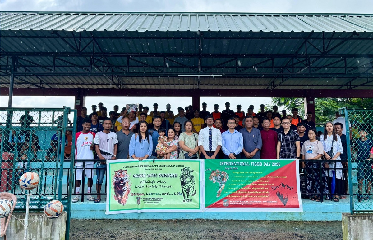 Kawrthah Forest Division-ah International Tiger Day 2025 pualin nungcha humhalh pawimawhna inzirtina hun hmang