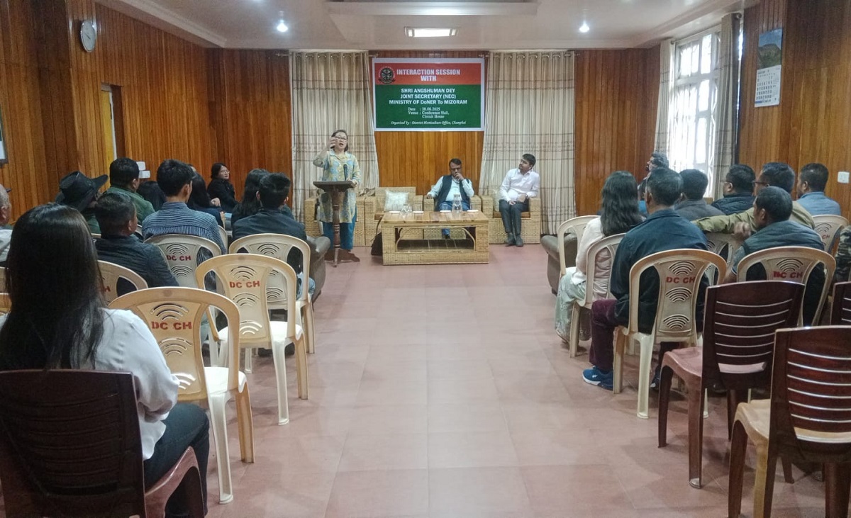 Joint secretary, nec, ministry of doner pu angshuman dey chuan champhai tlawh