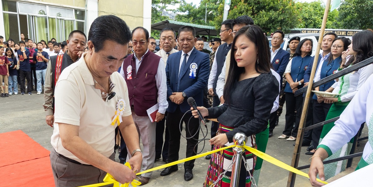 CHIEF MINISTER-IN GOVT. AIZAWL COLLEGE FOUNDATION DAY HMANPUI