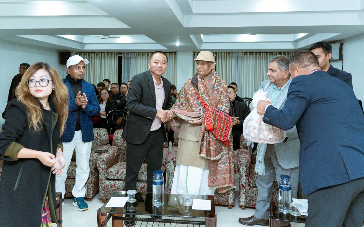 Agriculture minister pu pc vanlalruata’n union minister of state shri ram nath thakur chu inkawmna hun a hmanpui