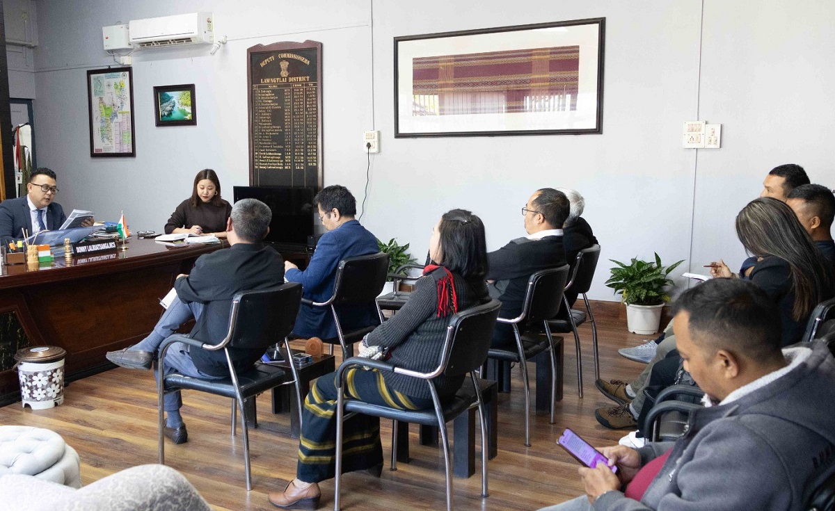 Lawngtlai district disaster management authority ten thutkhawm nei