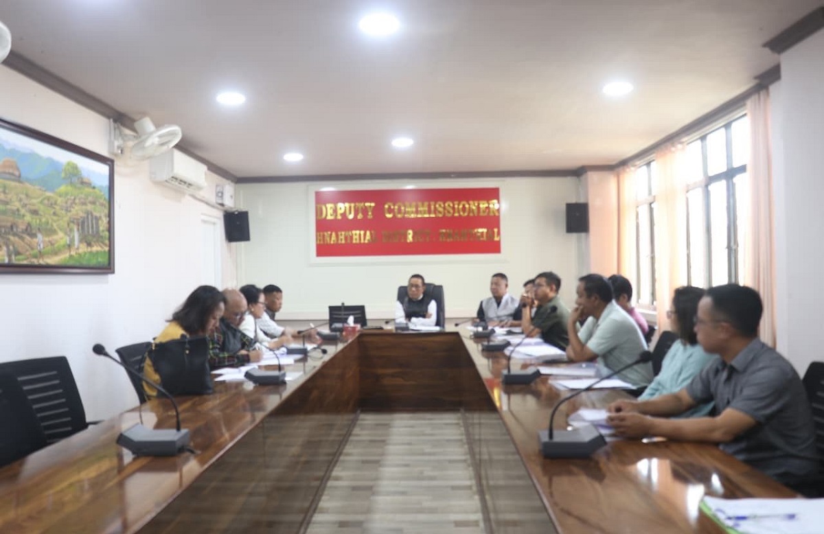 Hnahthial District Level Committee on Fixation of Prices of Meat, Vegetables and Fruits an thu khawm, sa leh thil dang man an bithliah thar